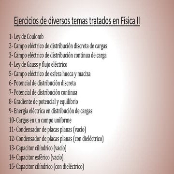Ejercicios física 2