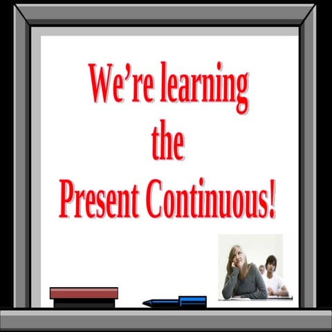 Present continuous-final
