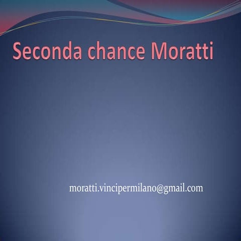 Moratti manifesto | PPTX