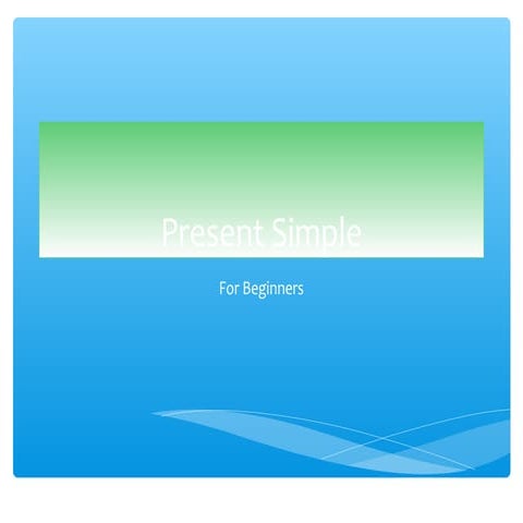 Simple present tense | PPTX