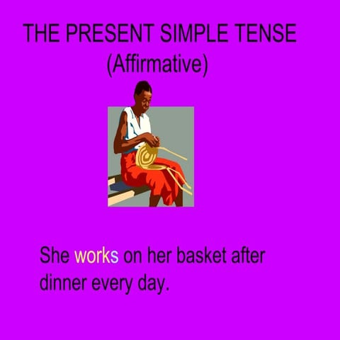 Present simple-affirmative