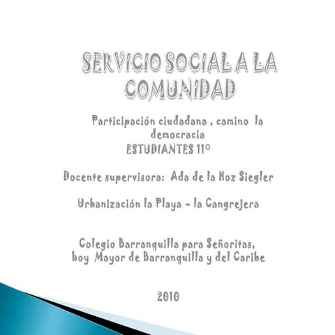 Participación Comunitaria