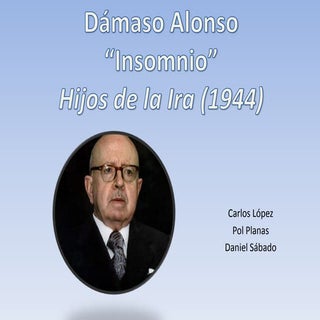 Dámaso Alonso Insomnio