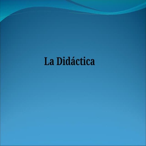 presentación sobre la historia de la didáctica