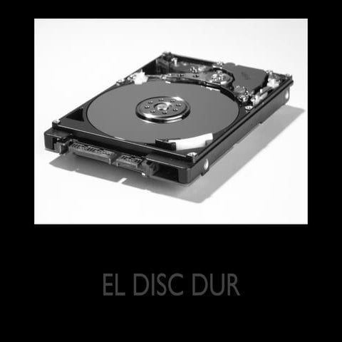 Presentació disc dur