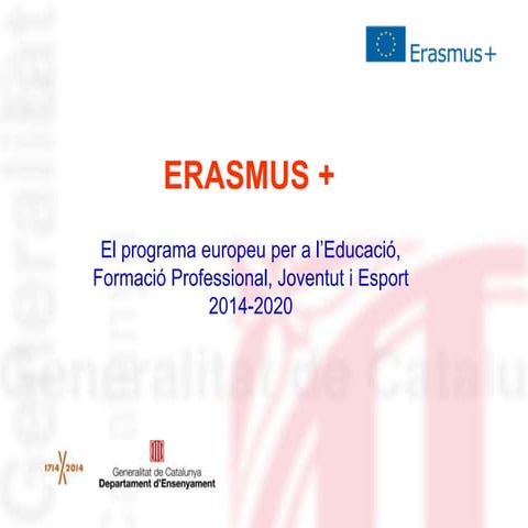 Presentació Erasmus+ als Serveis Territorials