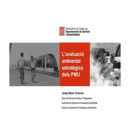 L'avaluació ambiental estratègica dels PMU