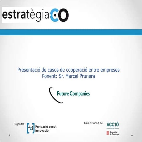 Presentació marcel prunera