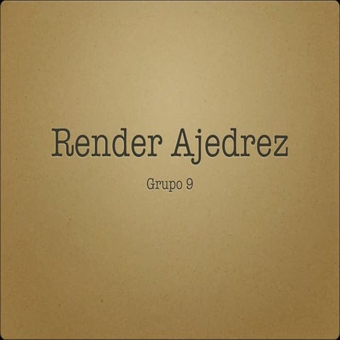 Render Ajedrez