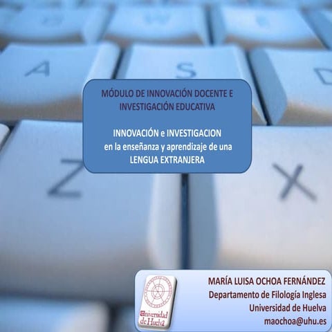 Las TIC como instrumento de innovación en el aula de idiomas