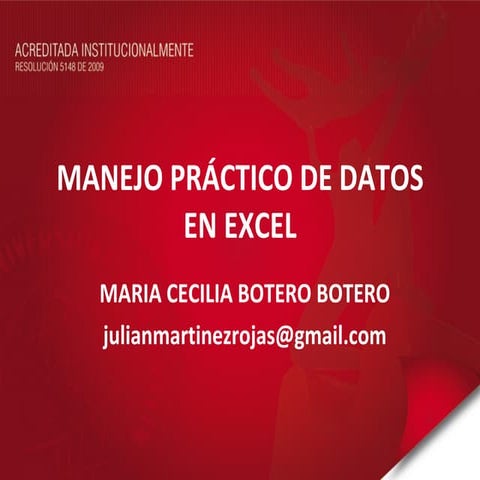 Cartilla de excel 10 grado | PDF