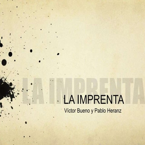 La imprenta