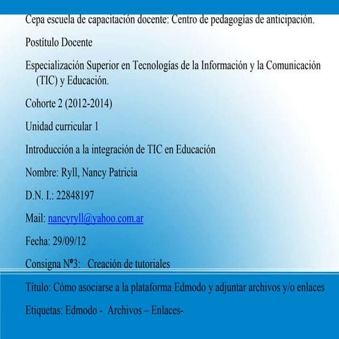 Cómo usar la plataforma Edmodo