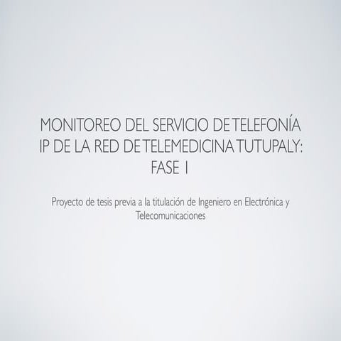 Monitoreo de los servicios de telefonía IP con OpenNMS