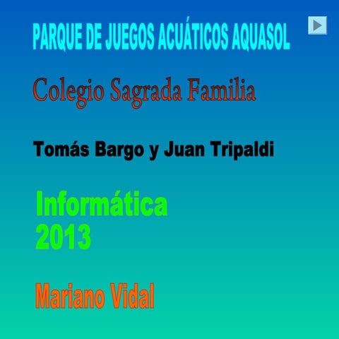 Parque de juegos Aquasol