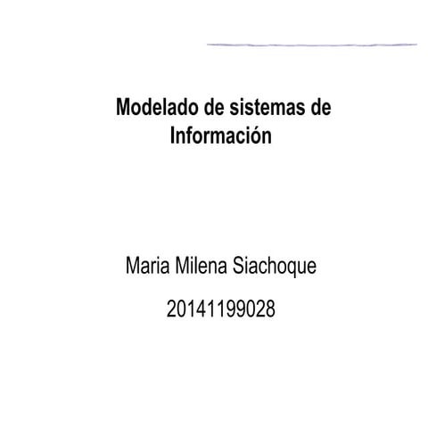 Presentación Modelado