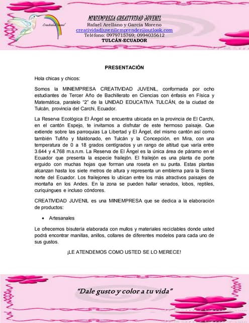 Presentación