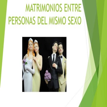 Presentación de los matrimonios