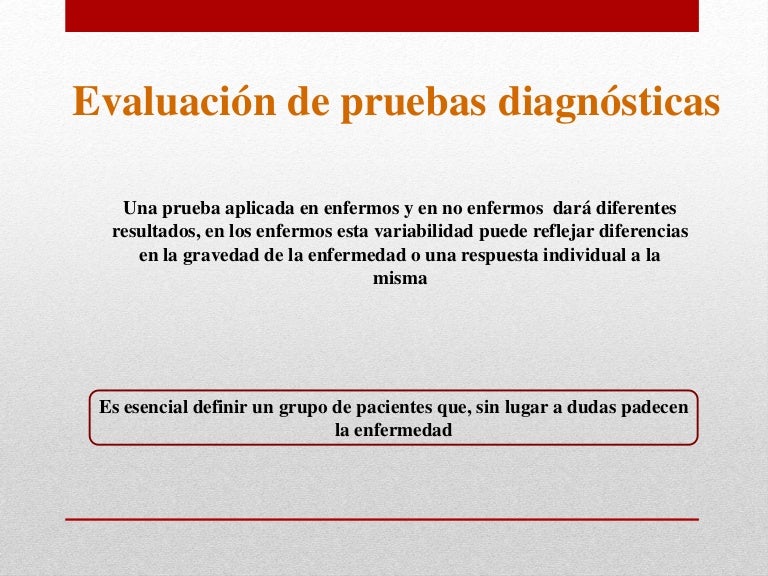 Presentación Pruebas Diagnosticas