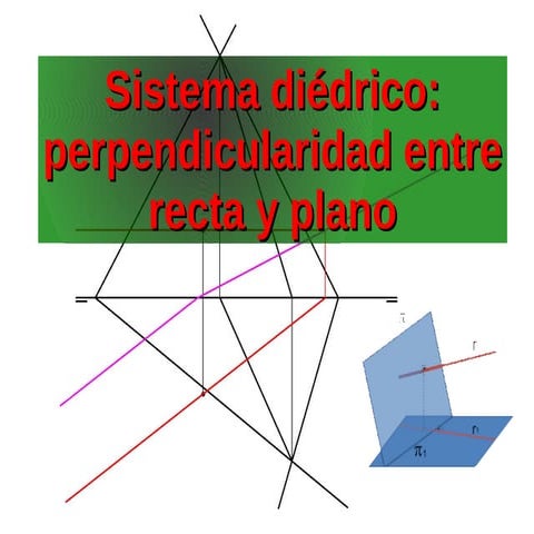 Perpendicularidad entre recta y plano | ODP