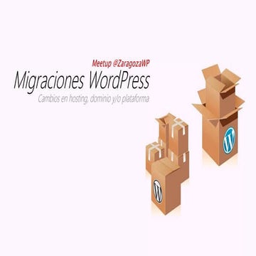 Migraciones en WordPress