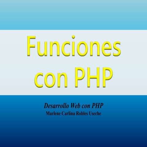 Actividad 3 . funciones en php | ODP