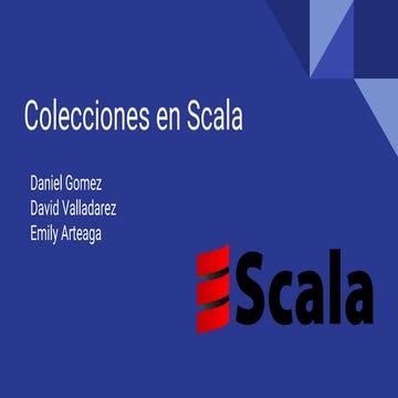 Colecciones en Scala