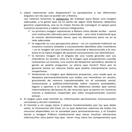 Presentación   comité de relaciones públicas - oscar gutiérrez