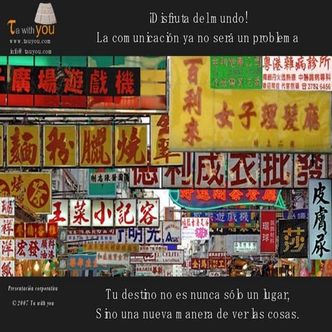 Presentación corporativa de tauyou.com