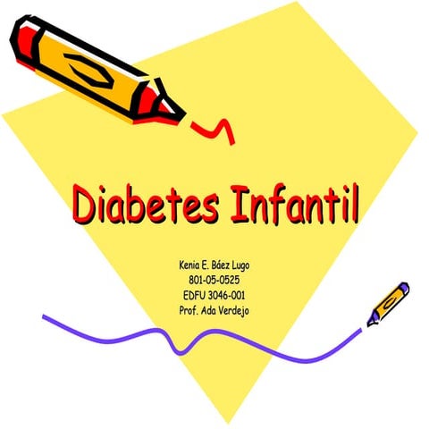 PresentacióN Diabetes Infantil