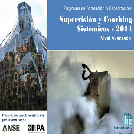 Dossier del programa de Formación en Supervisión y Coaching Sistémicos 2014