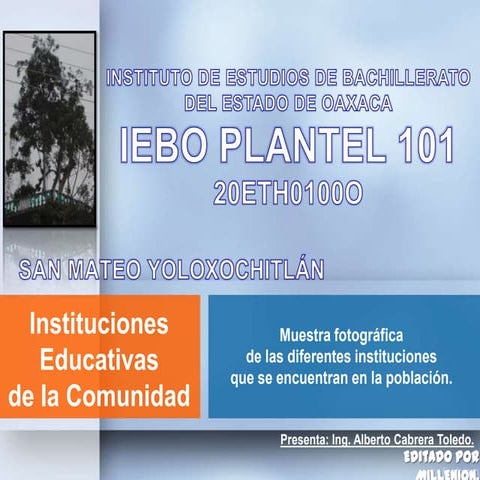 Presentación - Instituto de Estudios de Bachillerato del Estado de ...