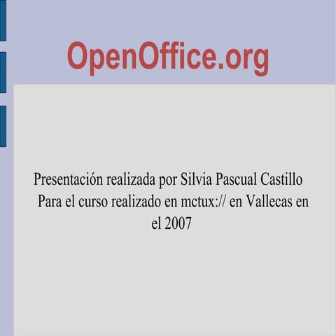 Presentación Impress realizada por Silvia