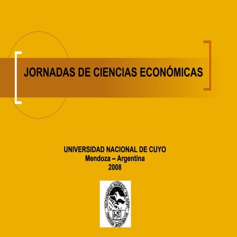 Ponencia Jornadas C_Economicas_2008
