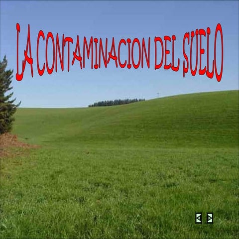 PresentacióN La Contaminacion Del Suelo2