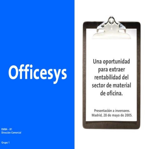 Presentación Plan Comercial (MBA)