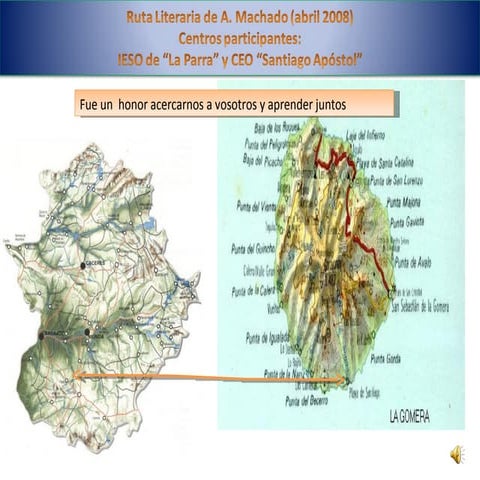 PresentacióN Ruta Literaria de  Machado (20 26 Abril)