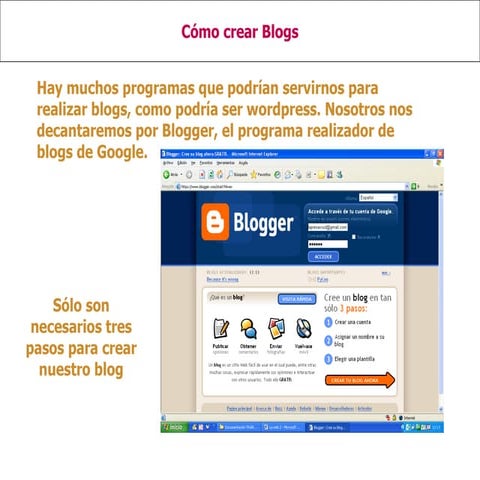 PresentacióN Sobre CóMo Realizar Blogs