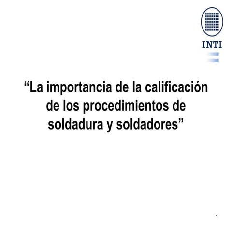 Presentacion de proceso de calificación de