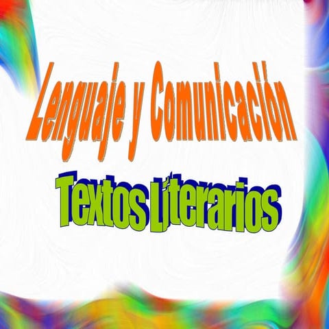 Presentación Textos Literarios