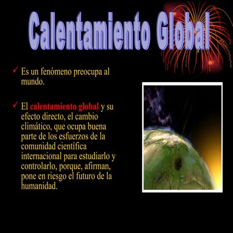 Calentamiento global | PPT