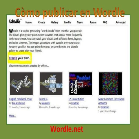 trabajo en el wordle