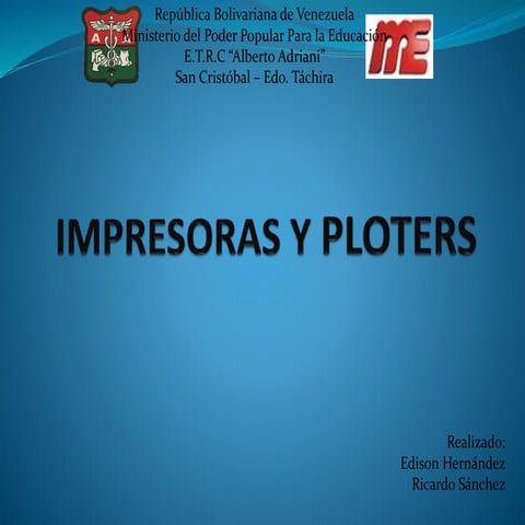 impresoras y plotter