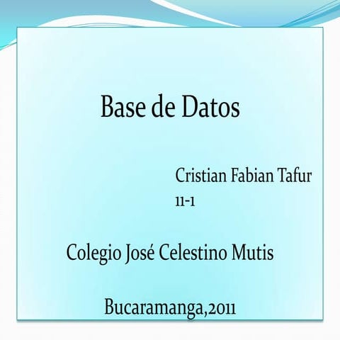 BasedeDatos
