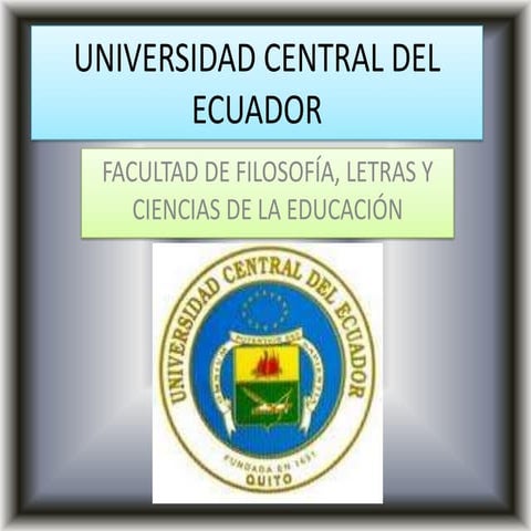 Clark Leonard Hull. Universidad Central del Ecuador . Adriana Oquendo G.