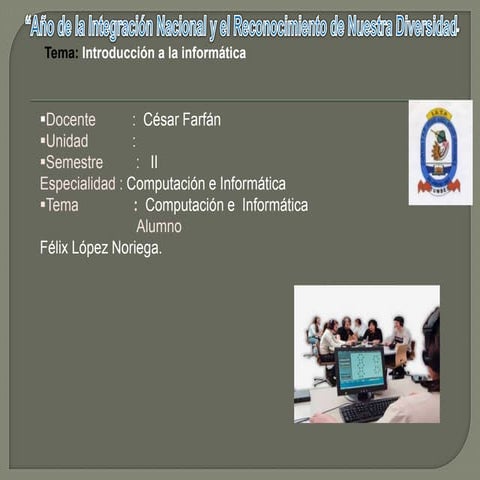 Computación e Informatica