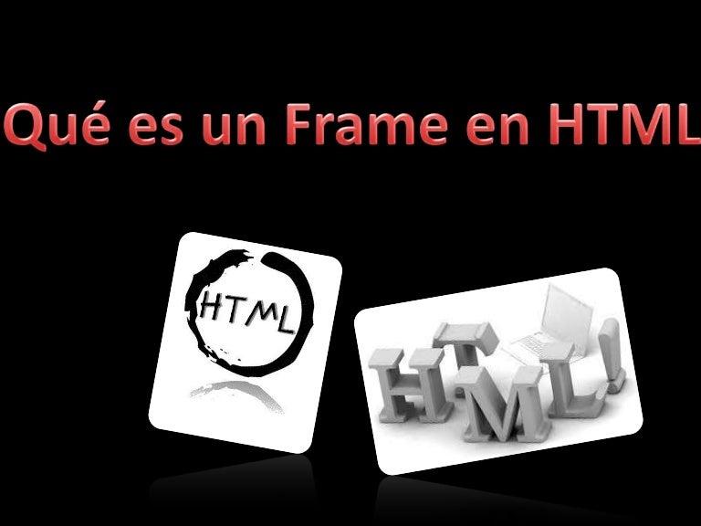 que es frame html