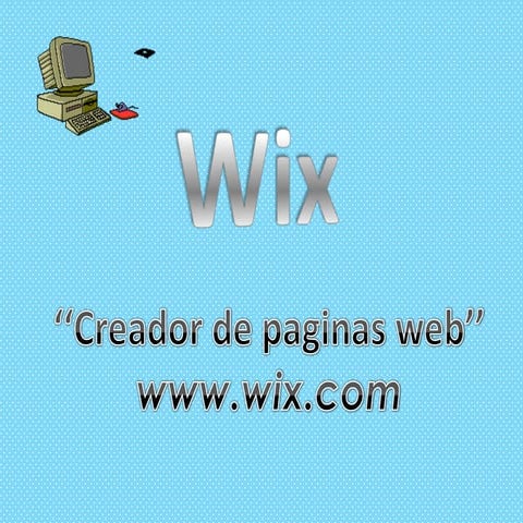 como hacer una pagina web desde wix.