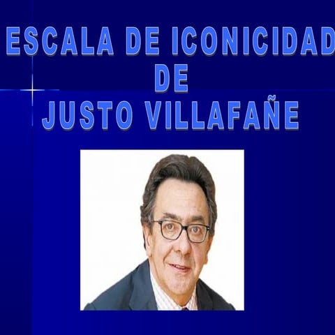 Escala de iconicidad de Justo Villafañe
