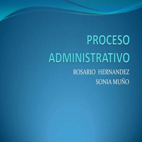 proceso administrativo